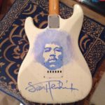 Customised Fender Stratocaster Jimi Hendrix Hand Painted